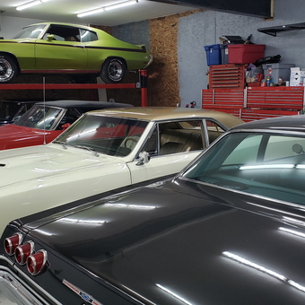 Classic Cars with Car Lift and Tool Storage - David from NH