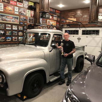 Classic Truck and Car Garage with Wall Signs - RALPH