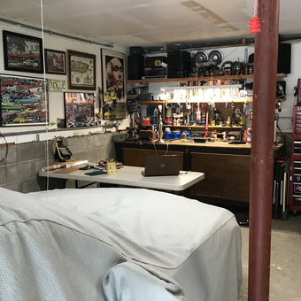 Classic Car Garage with Tool Storage and Decor - William from Monroe, NY