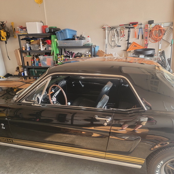 Classic Mustang GT350H and Organized Garage Storage - Jon from Saint Robert, MO