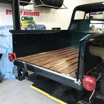 Classic Truck Bed, Tire Rack, and Car Lift - BARBARA from Fair Oaks, CA