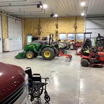 Spacious Garage With Tractors, Tools, and Storage - JT from Danville, IN
