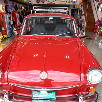 Vintage Volkswagen and Neon Garage Signs - Neon Leon from Canal Winchester