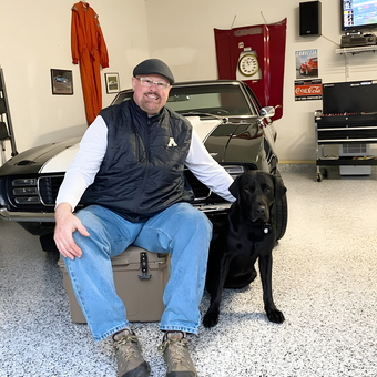 Classic Car Garage with Tool Chest and Decor - Mark from Conover, NC