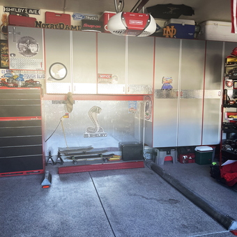 Custom Metal Cabinets and Tool Chest Garage Setup - Ted from Anaheim, CA