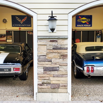 Classic Muscle Cars and Garage Decor Display - Bill from Oyster Bay, NY
