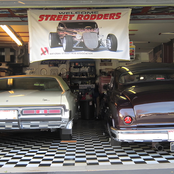 Classic Cars and Street Rodders Decor in Garage - Roger from Greendale, WI