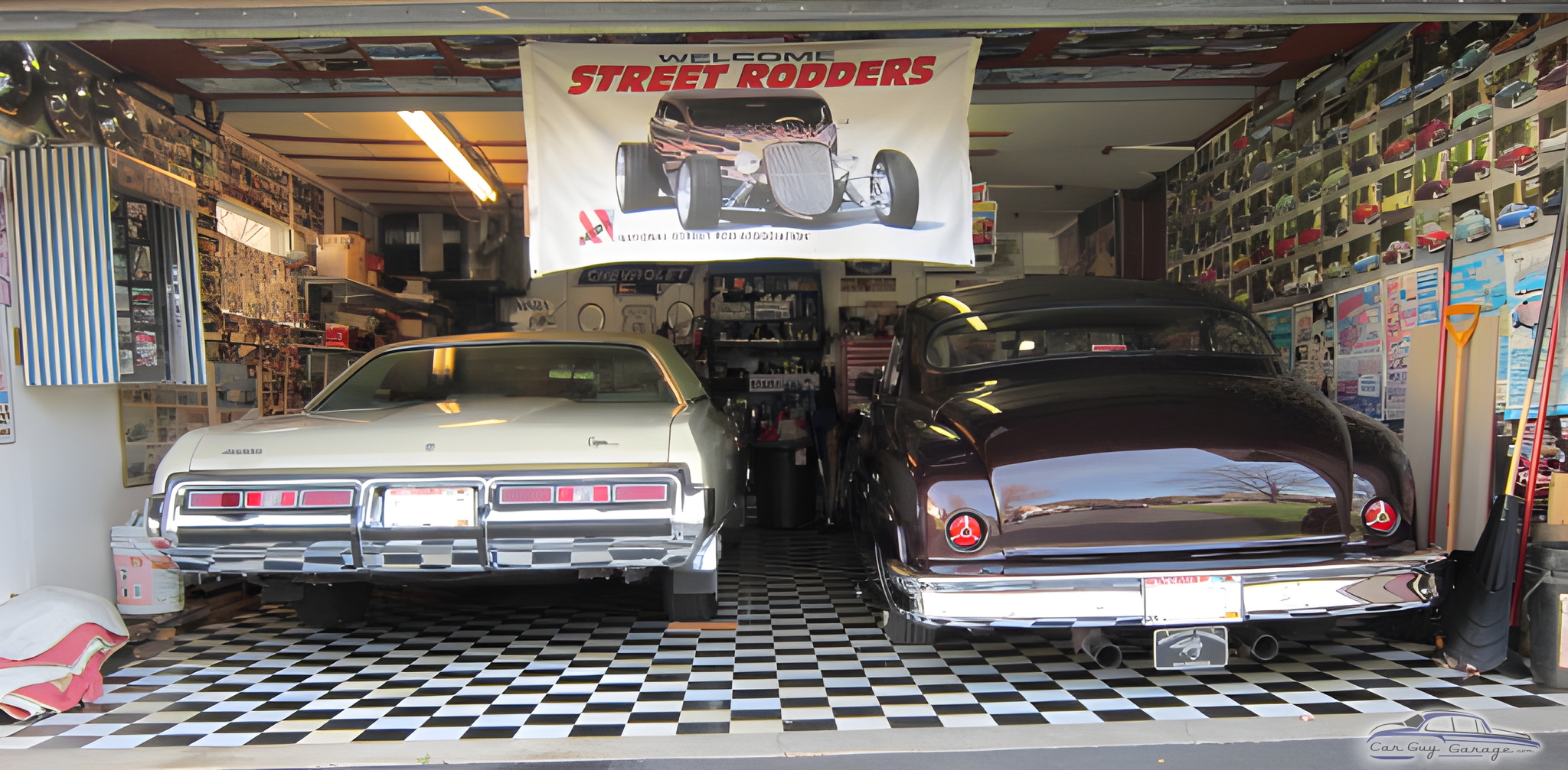 Classic Cars and Street Rodders Decor in Garage - Roger from Greendale, WI