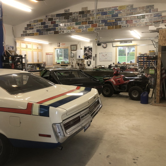Classic Car, ATV, and Tool Storage in Organized Garage - Chris from Hauser, ID