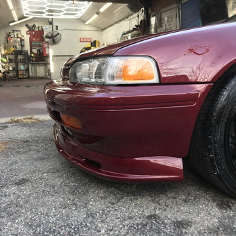 Custom Red Car Front End in Garage - Forty from Catonsville, MD