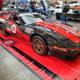 Race Car Display With Custom Floor Mat - Scott from Ooltewah, TN