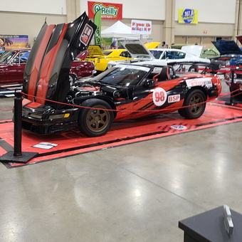 Race-Ready Corvette Display with Custom Mat - Scott from Ooltewah, TN