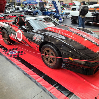 Show Car Display Mat and Racing Corvette - Scott from Ooltewah, TN