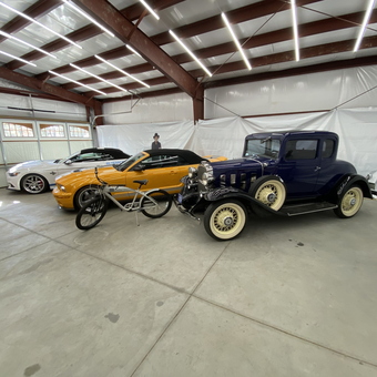 Classic and Modern Cars in Spacious Garage - John from Morrison, CO