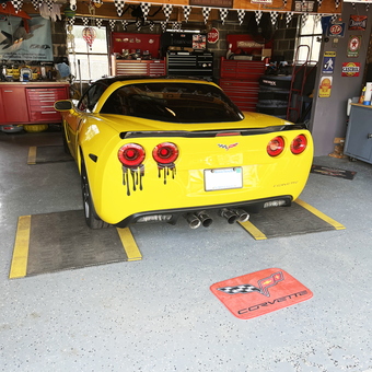 Yellow Corvette, Garage Decor, Toolboxes, and Signs - John from Chicopee