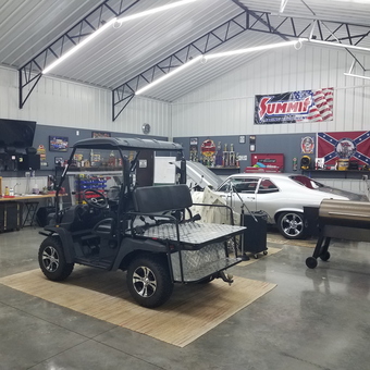 Spacious Garage with Classic Car and Golf Cart - CHIEF from Jackson, TN
