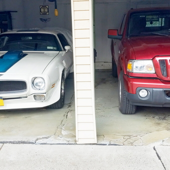 Classic Pontiac and Ford Truck in Two Car Garage - Steven from Buffalo, NY