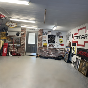 Chevrolet Camaro Garage with Signs and Wall Art - Jerry from Sacramento, CA