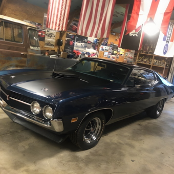 Classic Ford Garage with Flags and Wall Decor - Ford Heaven from Marysville, OH