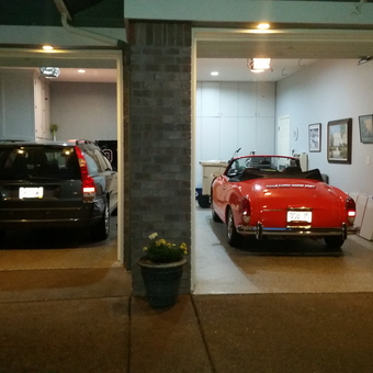 Organized Two-Car Garage With Cabinets and Tools - DENNIS from albany, OR