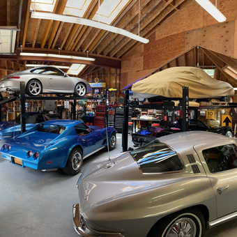 Classic Car Garage With Lifts and Tool Storage - Elliot from Quogue, NY