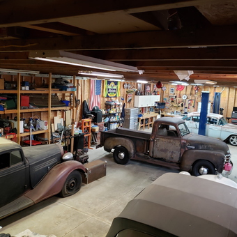 Classic Cars and Organized Garage Workspace - Scott from BROOKVILLE, OH