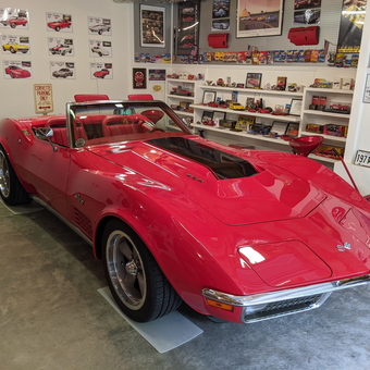 Corvette Garage with Wall Art and Collectibles - Robert from Douglasville, GA