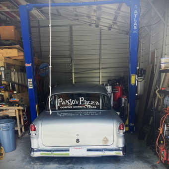 Classic Car on Atlas Lift in Organized Garage - Stephen from Corpus Christi, TX