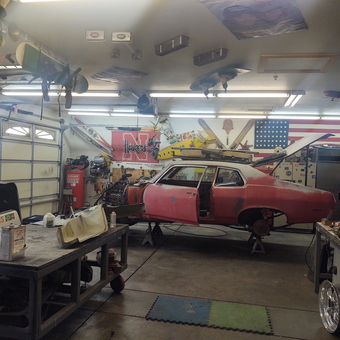 Classic Car Restoration Garage with Tools and Decor - Junkyard Garage from Lancaster, CA