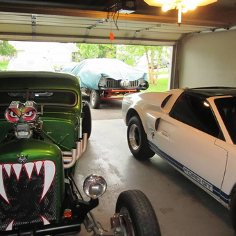Hot Rod and Ford GT in Spacious Garage - Brad from NORTHFIELD, MN