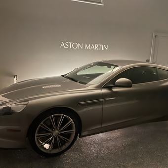 Luxury Garage With Aston Martin Wall Sign - Charles from Kalamazoo, MI