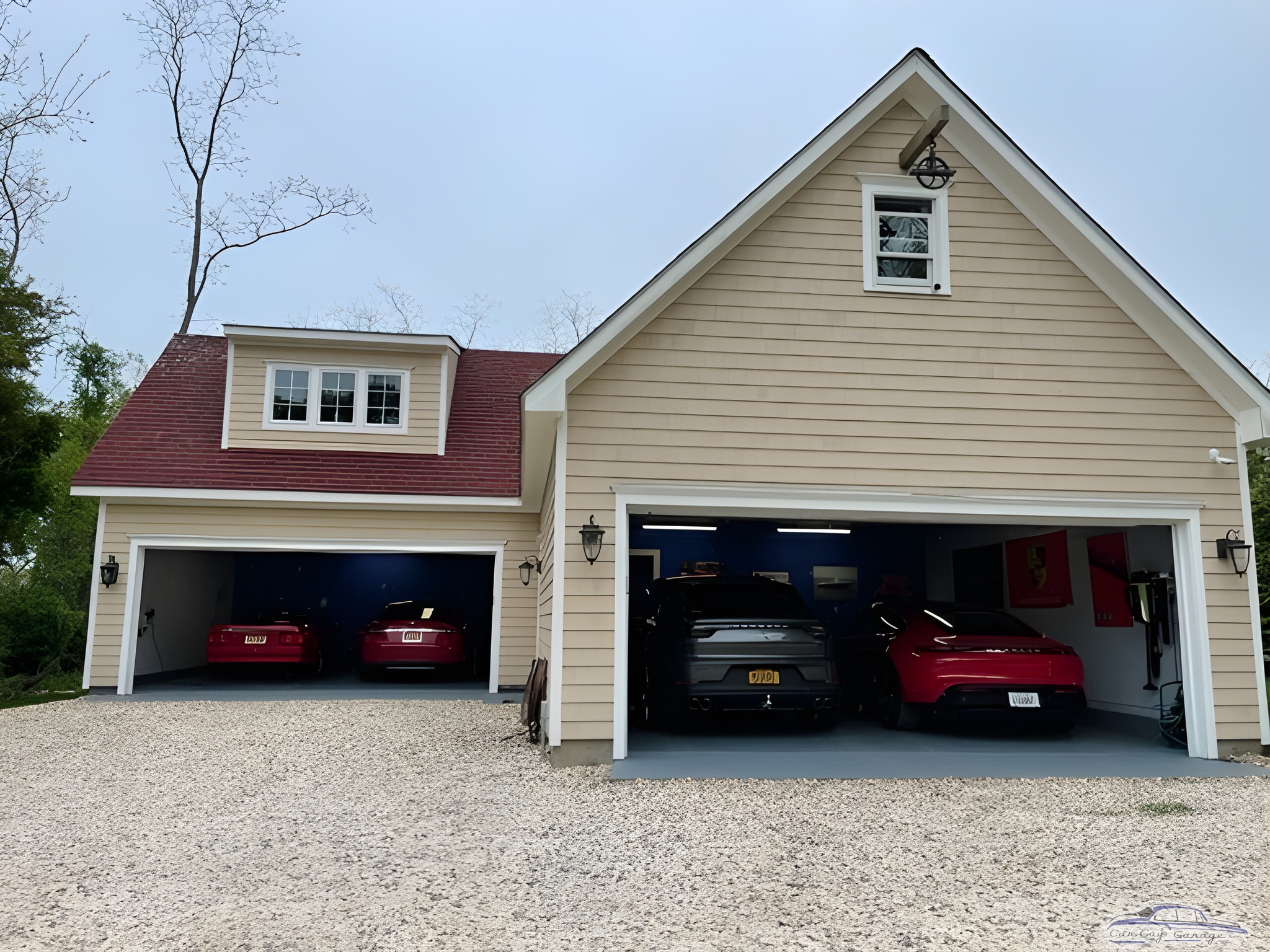 Spacious Four-Car Garage With Sports Cars - Vince from Peconic, NY
