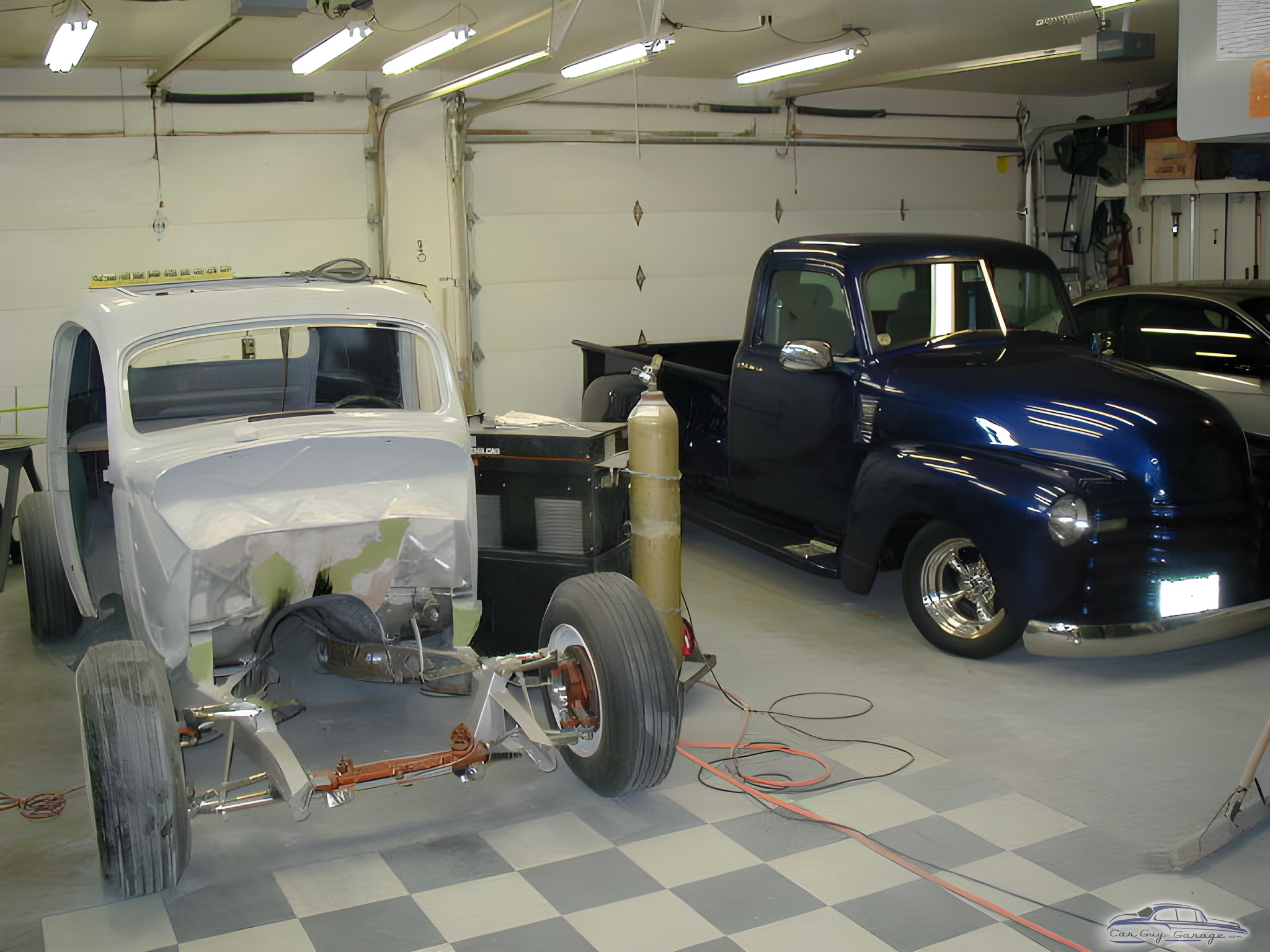 Classic Truck Restoration Garage with Tools and Lighting - Ray from Salem, OR