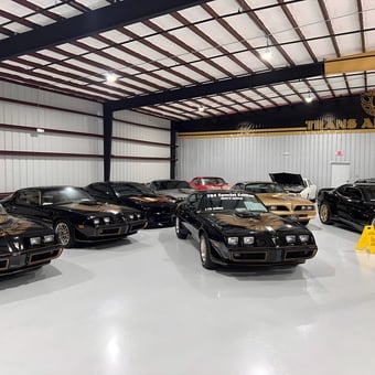 Classic Trans Am Cars Displayed in Spacious Garage - Rick from Miami, FL