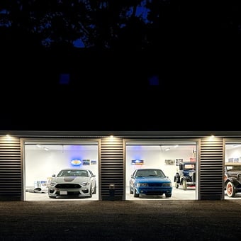 Four Car Garage with Classic and Modern Cars - Doug from No Attleboro, MA