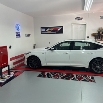 Chevrolet Themed Garage With Wall Signs and Fridge - Oldman from Huntingdon, PA