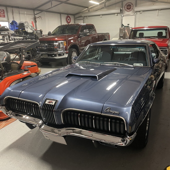 Classic Car Garage with Mercury Cougar and Trucks - Mike from Philadelphia, MS