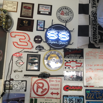 Classic Car Signs, Neon Lights, and License Plates Display - Frank LaVacca from Bluffton, SC