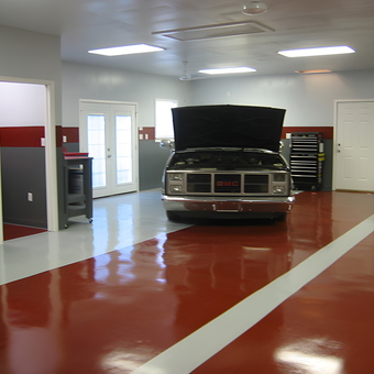 Organized Garage with Tool Cabinets and Classic GMC - Charles from Round Rock, TX