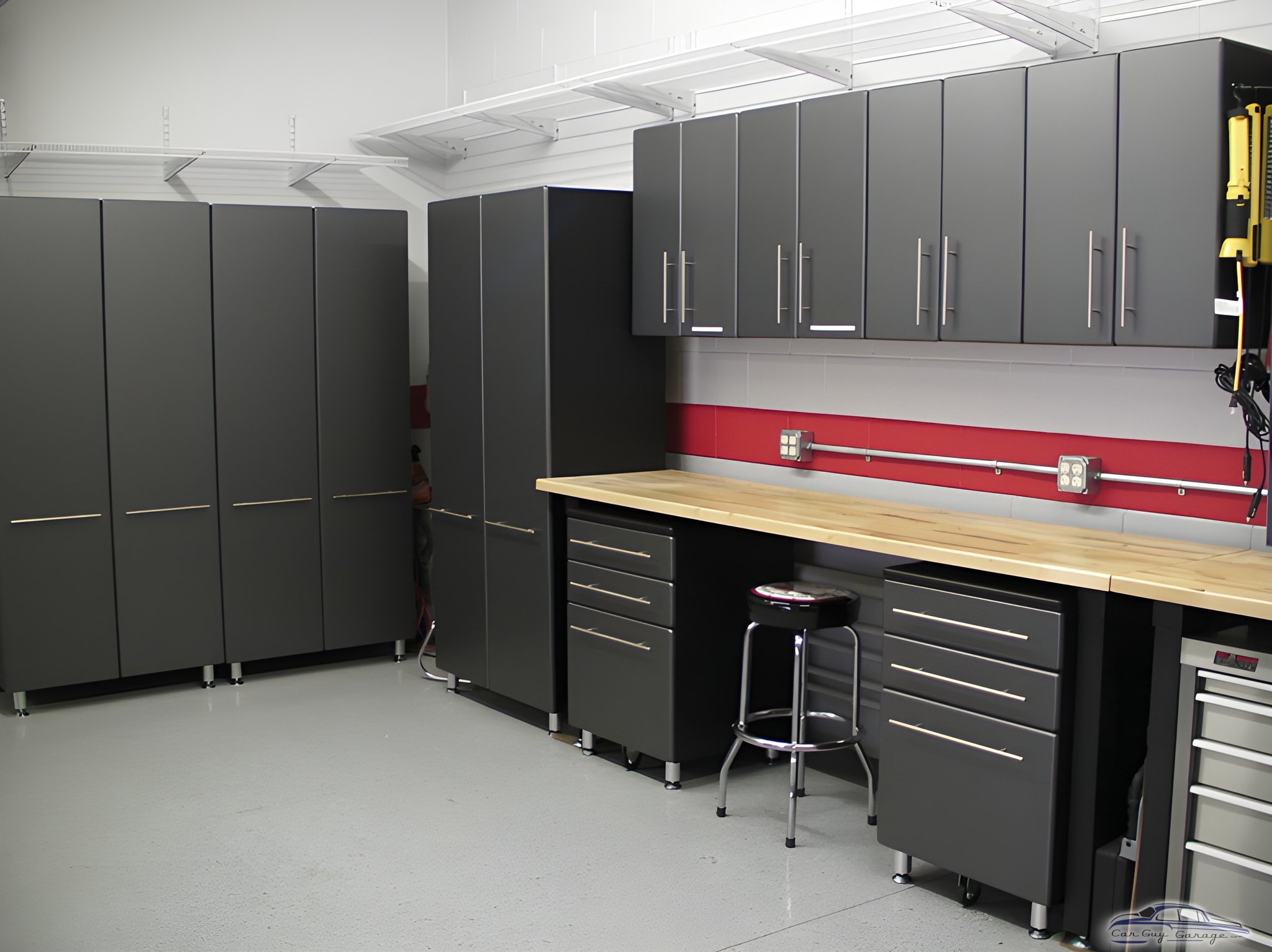 Modern Garage Cabinets and Workbench Setup - Page from Goleta, CA