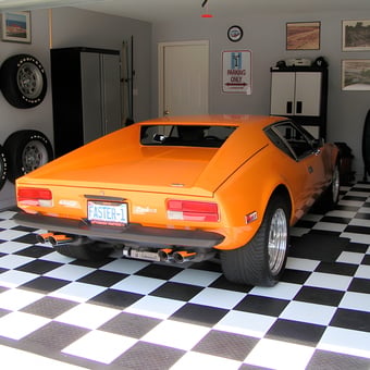 Classic Car in Checkered Floor Garage with Storage - Dave from Cary, NC