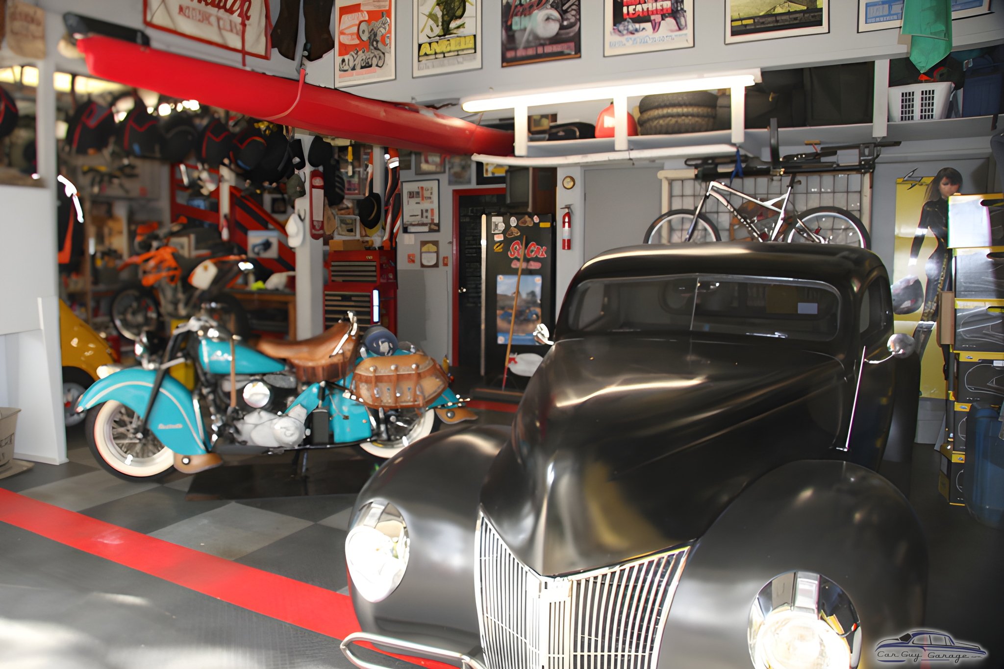 Classic Car and Motorcycle in Organized Garage - Eric from Racho Santa Margarita, CA