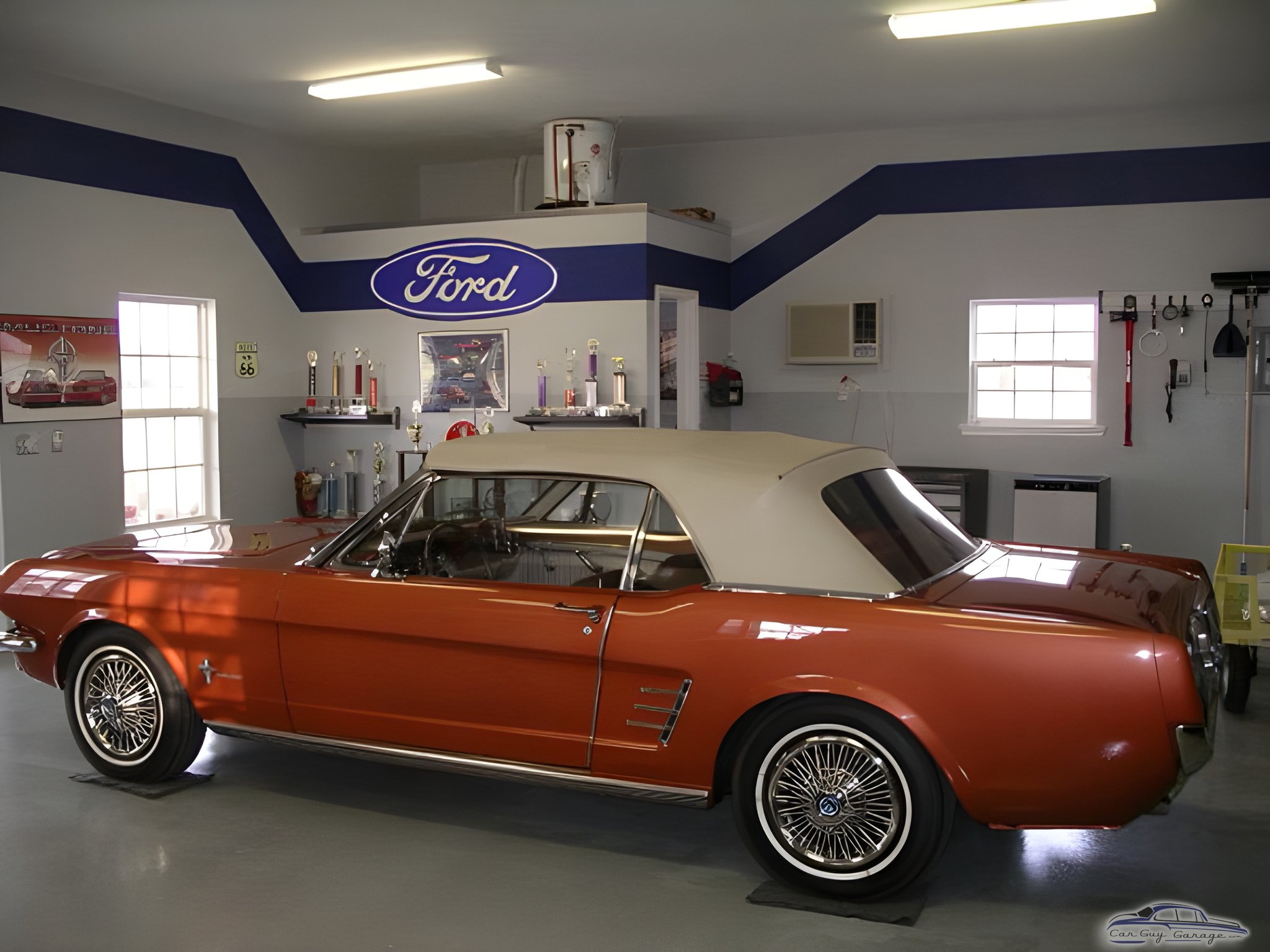 Classic Ford Mustang in Organized Garage - Dwight from Greenwood, FL