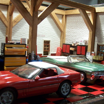 Classic Car Garage with Tool Chests and Wall Signs - Jac from Chicago from Cary, IL