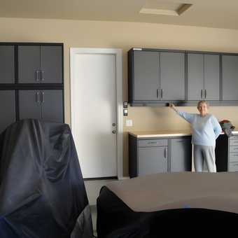 Modern Garage Cabinets and Workbenches with Storage - Frank from Mesa, AZ