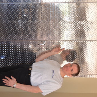 Diamond Plate Garage Cabinet Storage Solution - Joe from Allen, TX