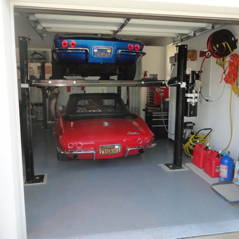 Two Car Garage with Lift and Organized Storage - Danny from Fallbrook, CA