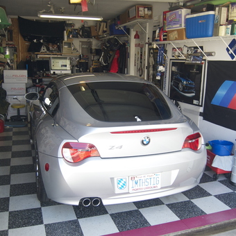 Organized BMW Garage with Tools and Decor - Greg from Kernersville, NC