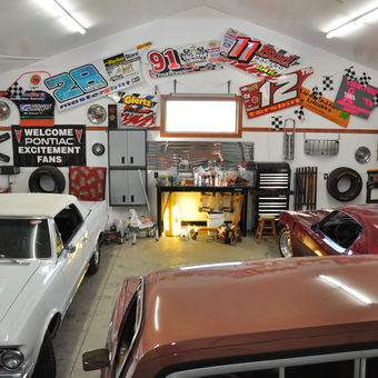 Classic Car Garage with Wall Art and Tool Storage - Champ from Grand Meadow, MN