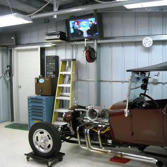 Classic car and garage tools with storage cabinets - John from Yuba City, CA